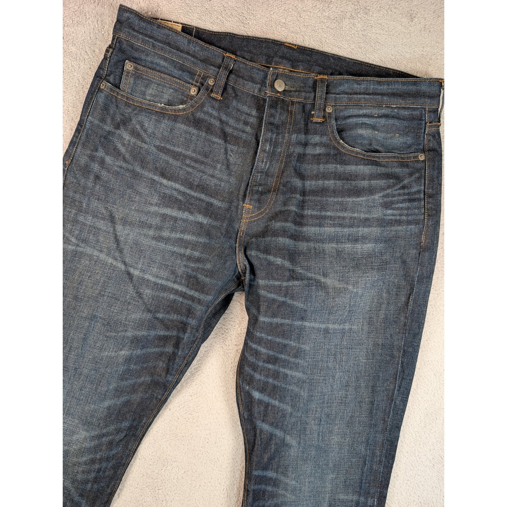 J.Crew 1040 Athletic Taper Kaihara Japanese Denim Jeans‎ Dark Wash Mens 36x32